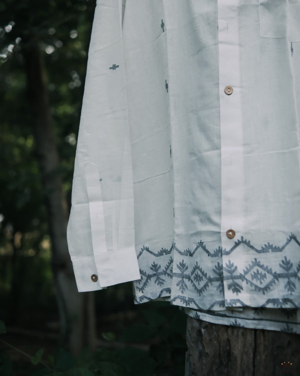 Handwoven Jamdani Men's Shirt