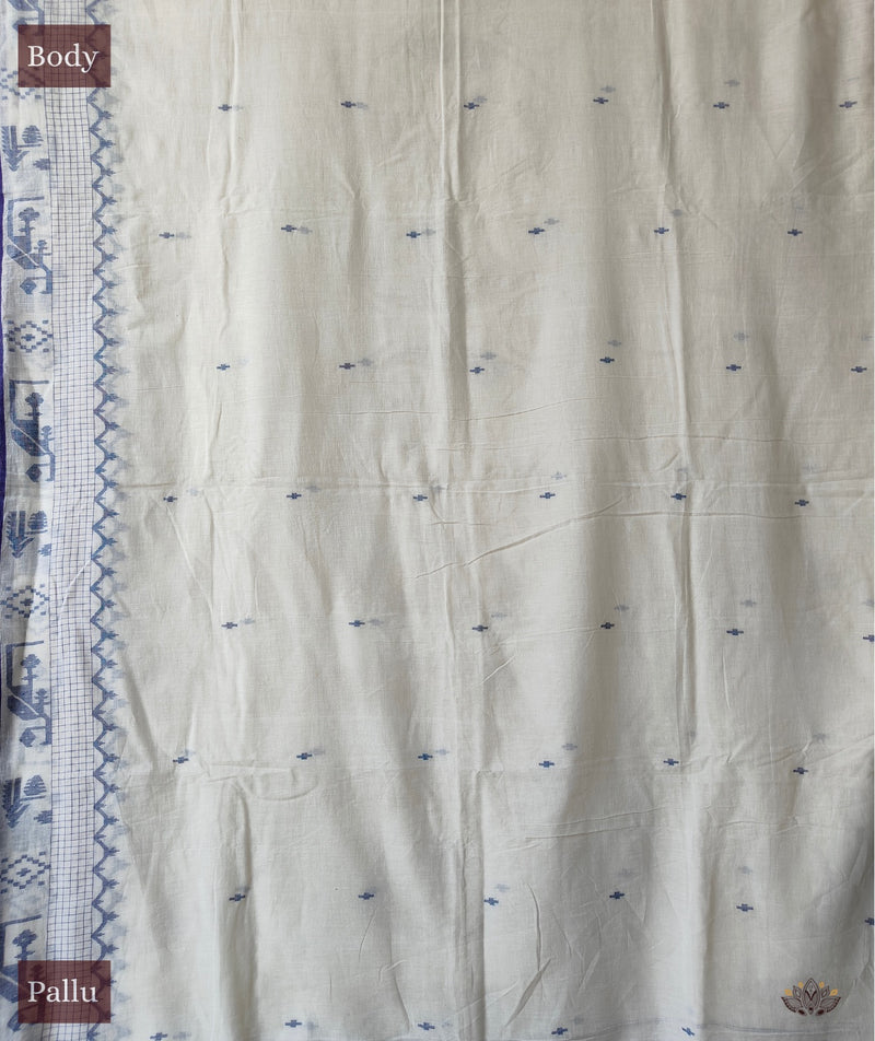 EXCLUSIVE JAMDANI MUSLIN COTTON HANDMADE SAREE