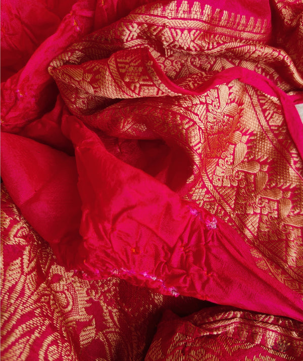 Bandhani Silk Saree