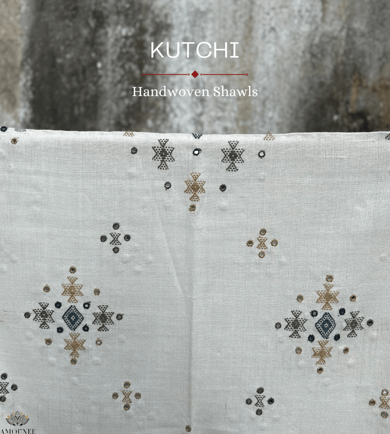 KACCHI WOOLEN HANDWOVEN SHAWL