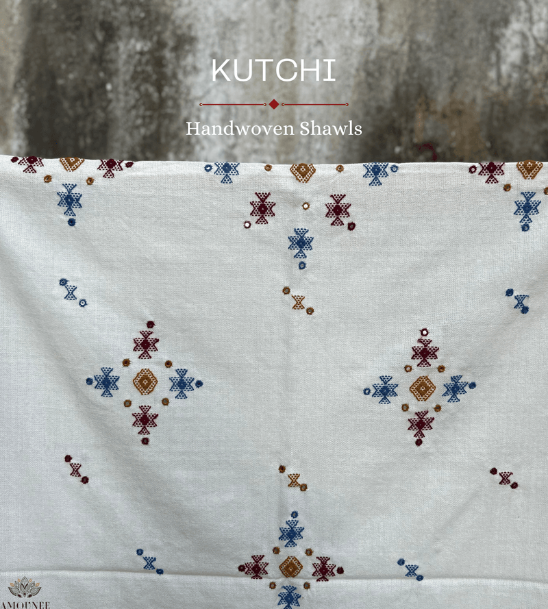 KACCHI WOOLEN HANDWOVEN SHAWL