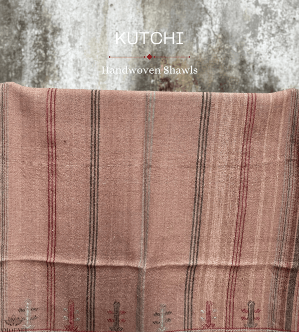 KACCHI WOOLEN HANDWOVEN SHAWL