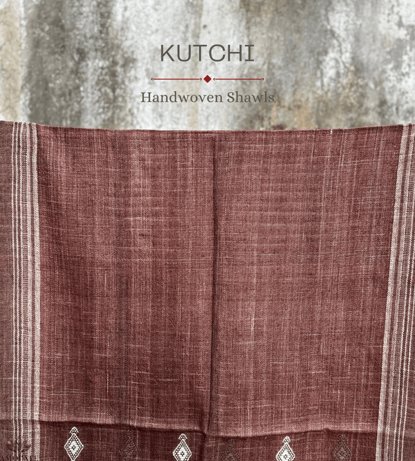 KACCHI WOOLEN HANDWOVEN SHAWL