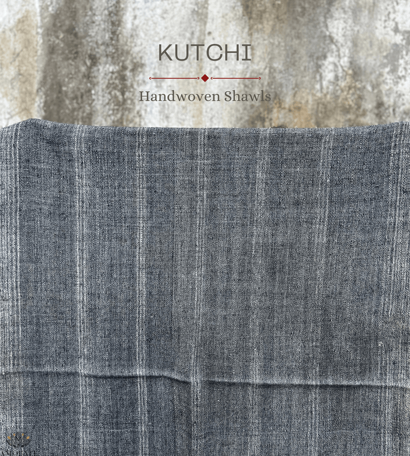 KACCHI WOOLEN HANDWOVEN SHAWL