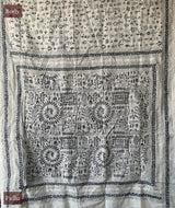 Exclusive Amounee Kantha Embroidered Art Silk Saree