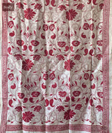 Exclusive Amounee Kantha Embroidered Tussar Silk Dupatta