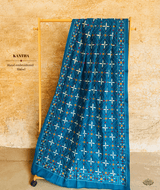 Exclusive Amounee Kantha Embroidered Woollen Shawl