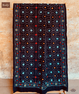 Exclusive Amounee Kantha Embroidered Woollen Shawl