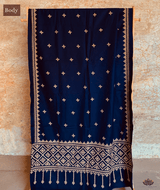 Exclusive Amounee Kantha Embroidered Woollen Shawl