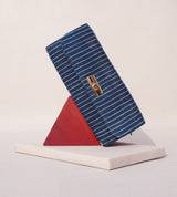 The Blue Stripe Square Shoulder bag