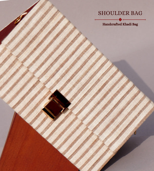 The Stripe Triangle Shoulder Bag