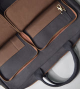 Laptop Bag Double Pockets - Black