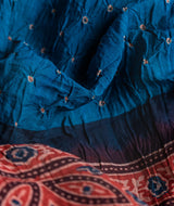 AJRAKH BANDHINI HAND BLOCK PRINTED DUPATTA