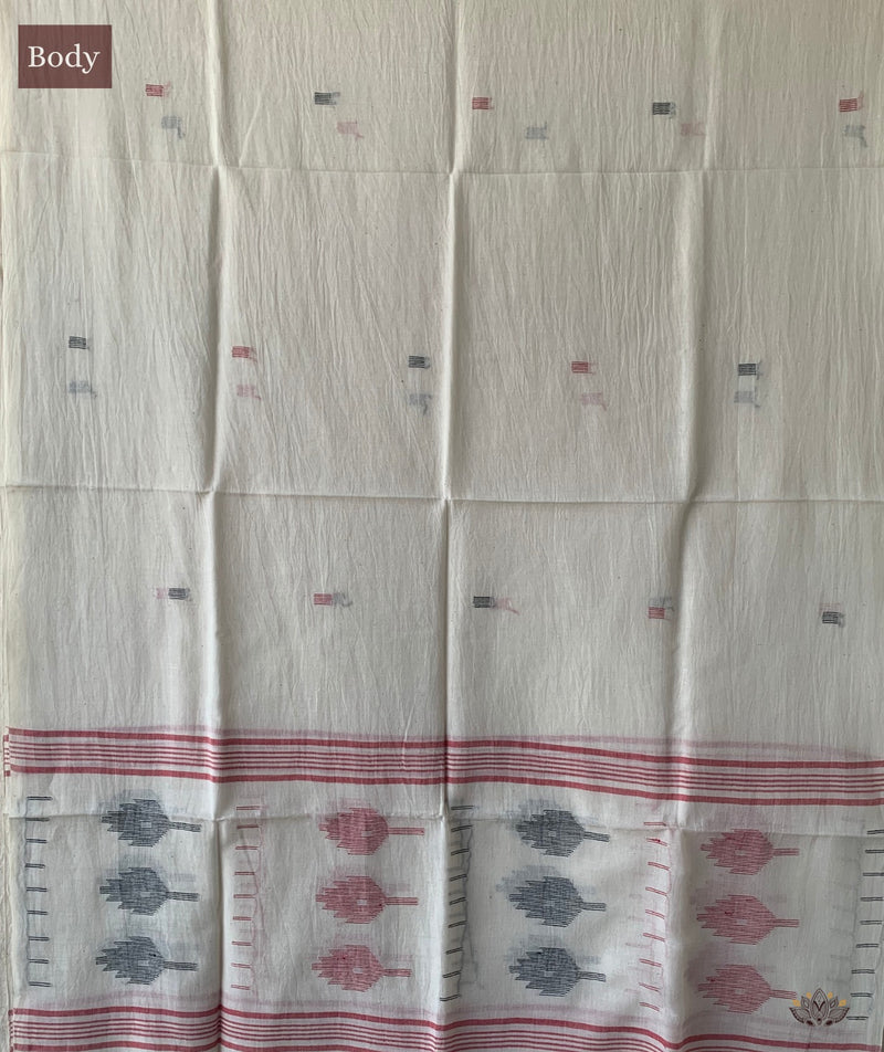 JAMDANI COTTON HANDMADE STOLE