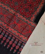 Ajrakh Handblock Printed Cotton Dupatta