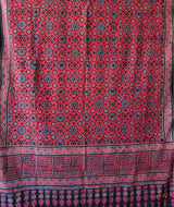 Ajrakh Handblock Printed Cotton Dupatta