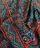 Ajrakh Handblock Printed Cotton Dupatta