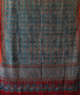 Ajrakh Handblock Printed Cotton Dupatta