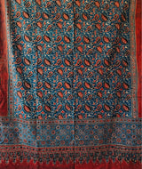 Ajrakh Handblock Printed Cotton Dupatta