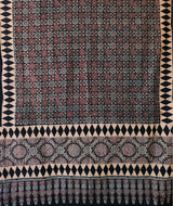 Ajrakh Handblock Printed Cotton Dupatta