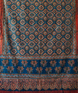 Ajrakh Handblock Printed Cotton Dupatta