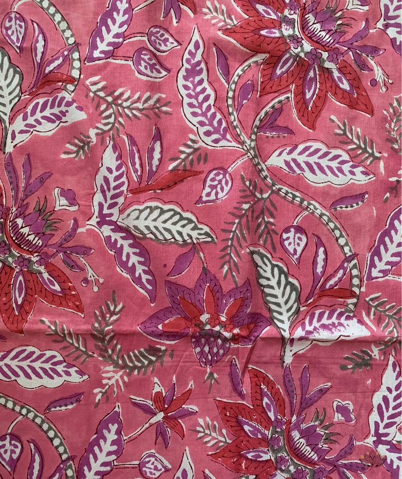 Sanganer Handblock Printed Yardage Fabric