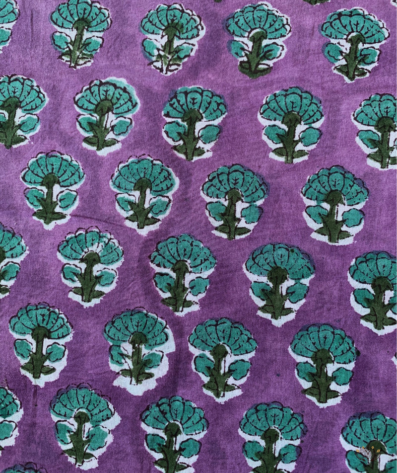 Sanganer Handblock Printed Yardage Fabric