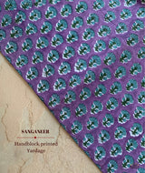 Sanganer Handblock Printed Yardage Fabric