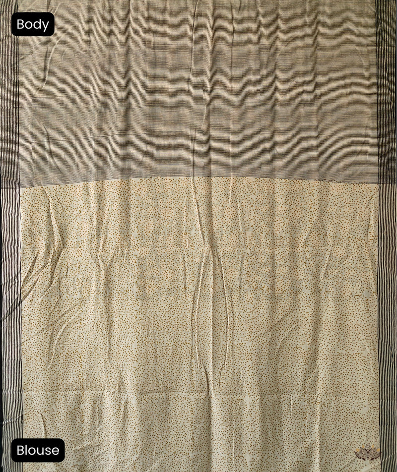 Exclusive Amounee Bagru Hand Block Printed Cotton Saree