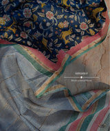 Exclusive Amounee Sangneer Hand Block Printed Chanderi Saree