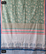 Exclusive Amounee Sangneer Hand Block Printed Cotton Saree