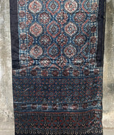 AJRAKH VELVET HANDBLOCK PRINTED STOLE