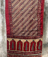 AJRAKH VELVET HANDBLOCK PRINTED STOLE