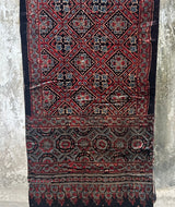 AJRAKH VELVET HANDBLOCK PRINTED STOLE