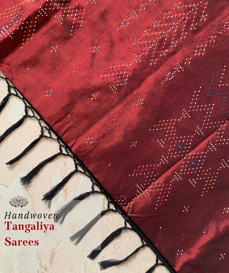 TANGALIYA COTTON-SILK HANDWOVEN SAREE