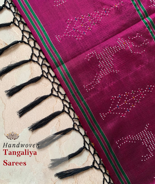 TANGALIYA COTTON-SILK HANDWOVEN SAREE