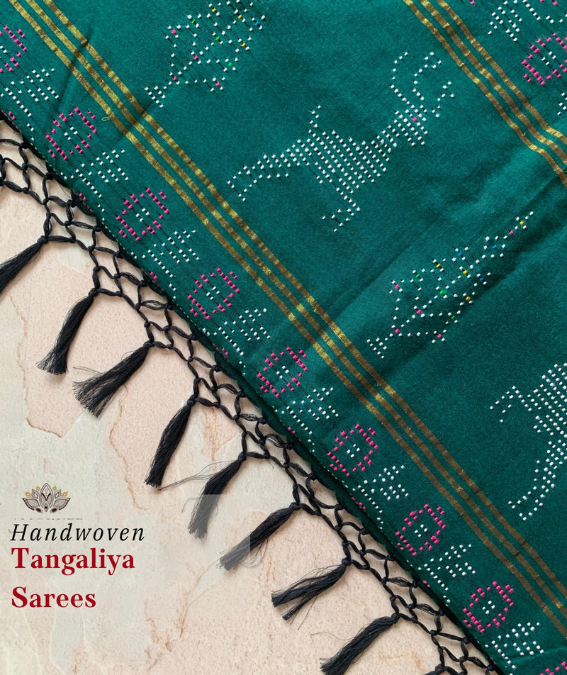 TANGALIYA COTTON HANDWOVEN SAREE