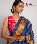 Silk Single Ikat Patola Saree