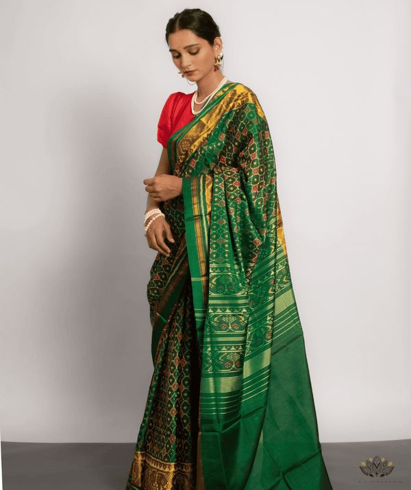 Silk Single Ikat Patola Saree