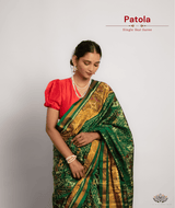 Silk Single Ikat Patola Saree