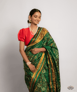 Silk Single Ikat Patola Saree