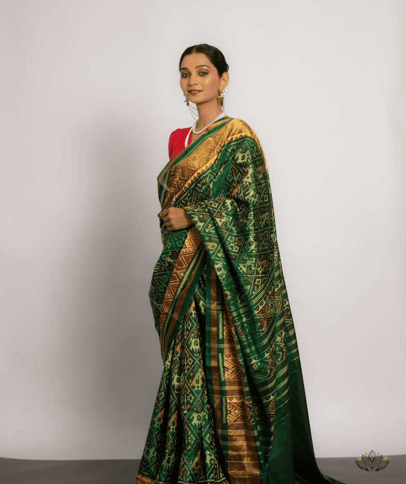 Silk Single Ikat Patola Saree