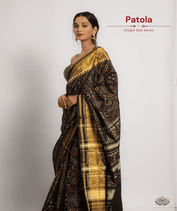 Silk Single Ikat Patola Saree