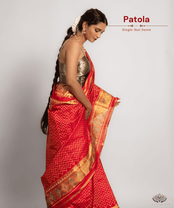 Silk Single Ikat Patola Saree