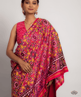 Silk Semi Double Ikat Patola Saree