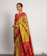 Silk Semi Double Ikat Patola Saree