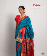 Silk Semi Double Ikat Patola Saree