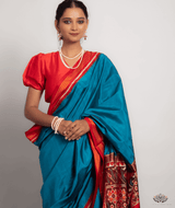 Silk Semi Double Ikat Patola Saree