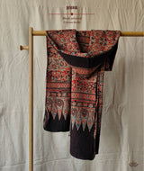 Ajrakh cotton hand block printed stole