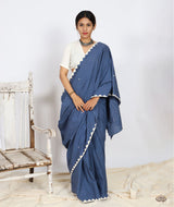 Handstitched Applique Saree